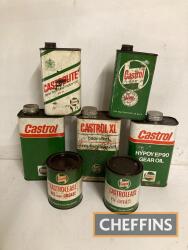 Castrol, a selection decorative tins, some with contents