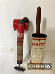 Esso flit gun, together with Nenette car cleaning brush