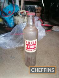 Shell oil bottle