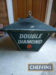 Double Diamond illuminated pub entrance sign