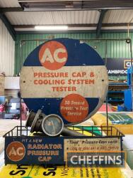 AC Pressure Cap and Cooling System Tester, a garage display unit