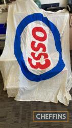 Esso, a forecourt flag, 5ft 6ins x 8ft 9ins