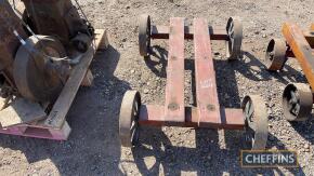 Stationary engine trolley