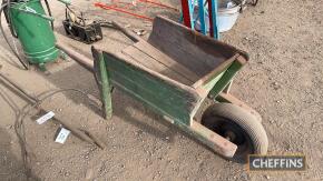 1no. wooden wheelbarrow