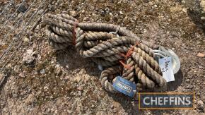 Hessian tow rope