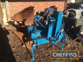 Ransomes TS110 4furrow (3 + 1) reversible plough with 14ins furrows, all new wearing metal and reported to be in good straight working order