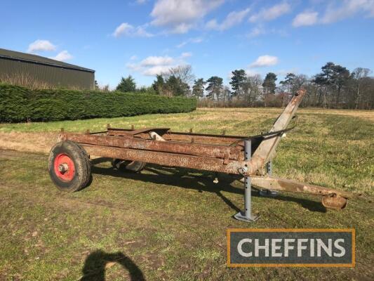 1947 Ferguson Mk.I trailer chassis, fitted with the later Mk.II drawbar, complete with new parking stands