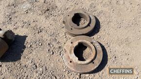 2no. Massey Harris rear weights