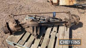 Roadless front axle assembly