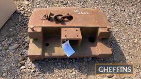 County crawler front end weight, stated to be genuine