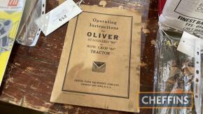 Oliver 80 Standard and Rowcrop tractor operators manual, c.1942