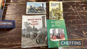 Traction Engines by Dennis Miller, Discovering Traction Engines by Harold Bonnett, Steam Engines of Yesteryear by Jimmy Nicholson and More Muck Than Money by Jimmy Nicholson