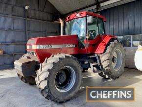 CASE Magnum 7250 6cylinder diesel TRACTOR A very original, one owner from new classic, showing just 4,910 hours. Consigned straight from farm