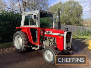 1979 MASSEY FERGUSON 550 3cylinder diesel TRACTOR Reg. No. CEG 593V Serial No. M619665 A low-houred classic showing just c1,577 hours