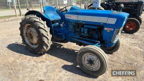 1966 FORD 3000 Super Dexta 3cylinder TRACTOR Reg. No. FCF 115D (expired) A one owner from new tractor showing 4,800 hours and is stated to have an excellent engine, gearbox and hydraulics, with the tractor being largely original. Consigned straight from o