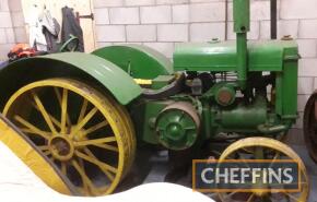 1928 JOHN DEERE Model D 2cylinder petrol/paraffin TRACTOR Stated to be in average condition with some parts being repaired/replaced, including brakes, steering worm, carburettor etc. The tractor is stated to run but has been stationary for at least 3 year