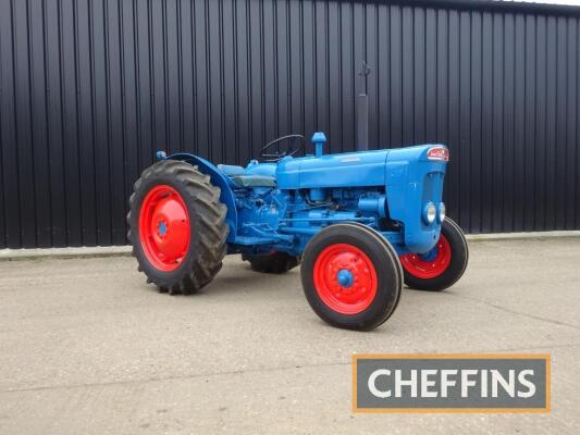 1961 FORDSON Super Dexta 3cylinder diesel TRACTOR Reg. No. 473 BER Serial NO. 1603750 Fitted with drawbar, PTO and rear linkage on Goodyear Diamond 12.4-28 rear and 6.00-16 front wheels and tyres