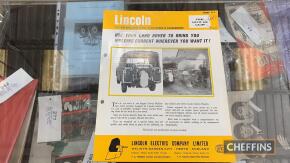 2no. Lincoln welder sales leaflets to fit Land Rover and Trailer unit