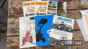 6no. sales leaflet for Ford loader, hydraulic and Mil loaders