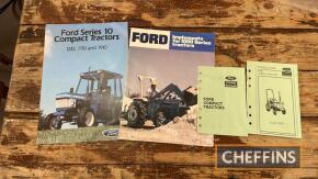 Sales leaflets for Ford 10 Series compact tractor, together with implements leaflet, including 2no. product data books