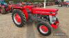 1966 MASSEY FERGUSON 135 3cylinder diesel TRACTOR Reg. No. JAD 270D (expired) Serial No. 58109 Reported by the vendor to have received a full repaint in 2pack paint with numerous new parts