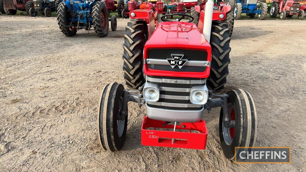 1966 Massey Ferguson 135 3cylinder Diesel Tractor Reg No Jad 270d Expired Serial No 58109 2184