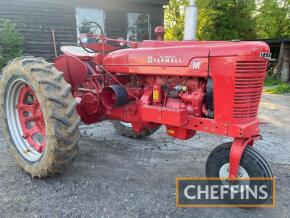 1948 FARMALL Model M 4cylinder petrol TRACTOR A rowcrop tractor, that is stated by the vendor to be in good condition and runs and drives well