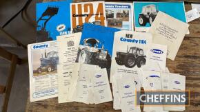 Qty County tractor price lists, together with sales for 1164, 1124, H Drive and others