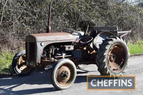 FERGUSON TED-20 4cylinder petrol/paraffin TRACTOR Reg. No. XEV 882 Serial No. 352921 Fitted with rear belt pulley, sawbench, and new starter motor