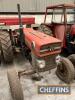 1968 MASSEY FERGUSON 175 4cylinder TRACTOR Described by the vendor as being in original condition, with new rear wings