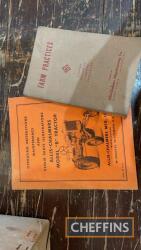 Allis Chalmers model B instruction book, complete with Allis Chalmers farm practices book