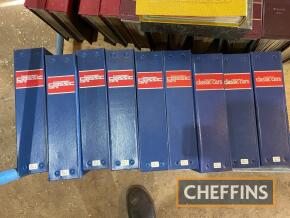 Thoroughbred & Classic Cars magazines; 1973-1982 in 9 binders