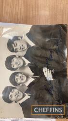 The Beatles, a 1964 photograph bearing facsimile signatures, 10 x 8ins