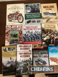 Motorcycle volumes, to include military, vintage etc