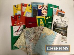 Touring maps, a qty by Michelin and others