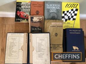 Motoring Data Sheets, engineering charts and other period volumes