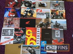 Qty Honda motorbike brochures