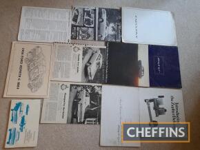 Qty UK Ford brochures and literature, including Zephyr, Zodiac, Escort, Cortina, Sierra etc.