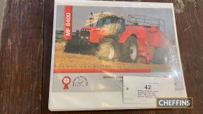 Massey Ferguson sales brochures for 8100, 8200, 8400 and 8600 Series tractors, 800 and 900 loaders etc.