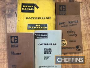 Caterpillar Traxcavator and tractor manuals (5)