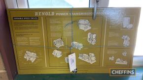 Set of five Renold power transmission products and posters