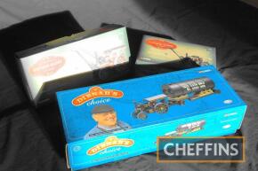 3no. Limited Edition Corgi 1:50 scale Fowler road locomotives, including `Marston's Road Services`, `Wolverhampton Wanderer` and `Norman E. Box` with trailer and load