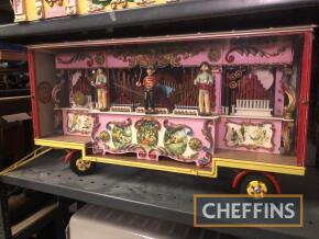 Large well-built model of a fairground organ, mounted on a trailer