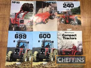 Massey Ferguson information brochures/leaflets (7)