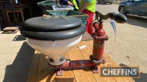 Ships 'head', an early 20th Century hand-pumped nautical toilet unit