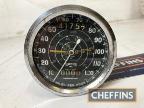 Smiths 120mph chronometric speedo