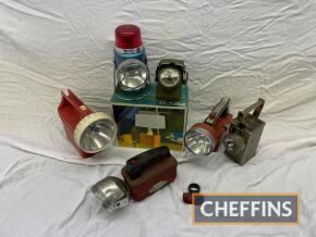 A selection of handheld torches/lamps etc.