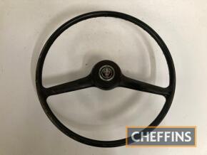 Mini Mk.I steering wheel with horn button