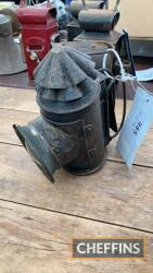 2no. vintage oil carriage lamps