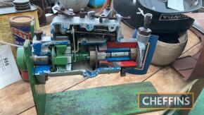 Sectioned CAV DPA injection pump teaching aid